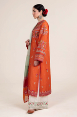 Zara Shah Jahan - 3PC Khaddar Embroidered Suit - BFU0069