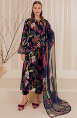Baroque - Winter 3PC Khaddar Digital Printed Dress - BFU0085