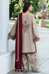 Baroque - Stitched 3Pcs Embroidered Dhanak Suit – RTW019