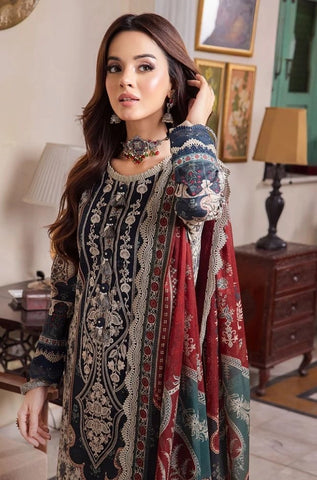 ASIM JOFA - Summer 3PC Lawn Digital Printed Dress - BFB0807