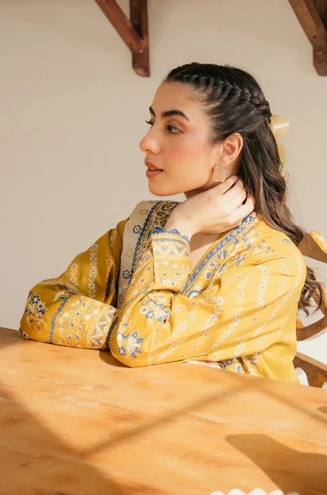 Sapphire - 3PC Lawn Printed Shirt with Lawn Printed Dupatta and Trouser - BFB0841