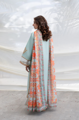 Tana Bana - 3PC Shamoz Silk Embroidered Suit - BFU0072