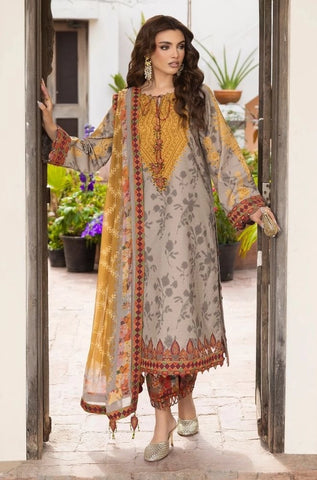 CHARIZMA - Summer 3PC Lawn Digital Printed Dress - BFB0811
