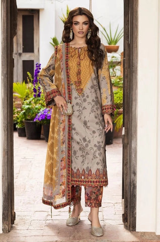 CHARIZMA - Summer 3PC Lawn Digital Printed Dress - BFB0811