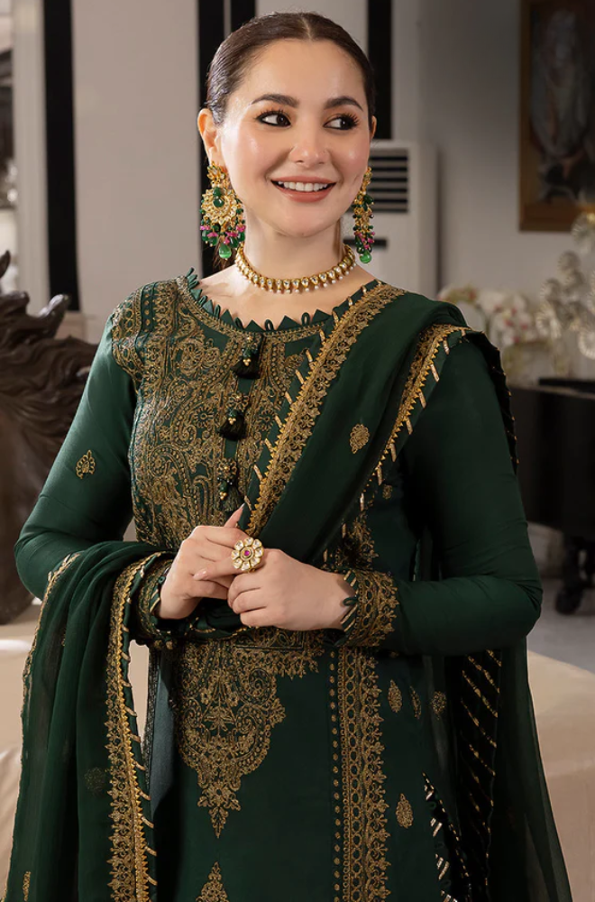 ASIM JOFA- 3PC Lawn Embroidered Suit - BFB0403