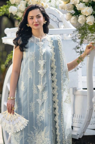 Rang Rasiya - 3PC Summer Lawn Embroidered Shirt with Monar Printed Dupatta and Trouser - BFB0813