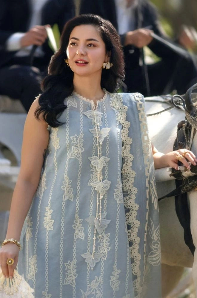 Rang Rasiya - 3PC Summer Lawn Embroidered Shirt with Monar Printed Dupatta and Trouser - BFB0813