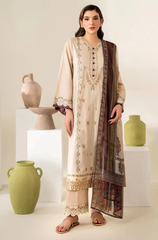 Zarashahjhan - Winter 3PC Dhanak Embroidered Suit - BFB0532