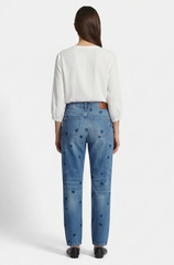 Classic Straight Baggy Jeans for Women - Light blue - BFJ003