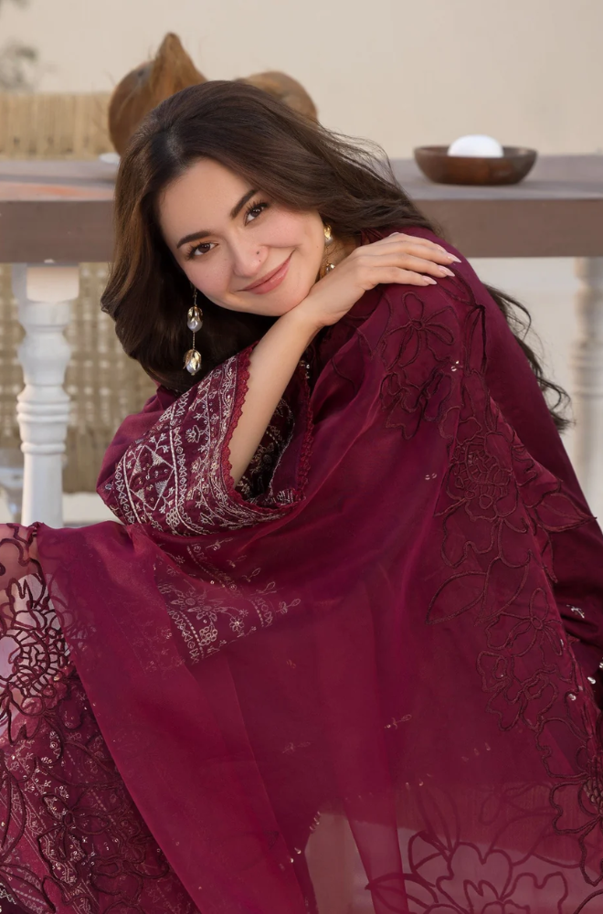 Allys - 3PC Lawn Embroidered Suit - BFU0113