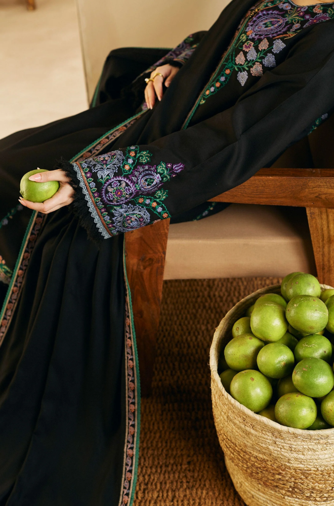 Zara Shahjahan - Winter 3PC Dhanak Embroidered Suit - BFB0433