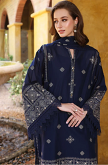 BAREEZE - 3PC Lawn Embroidered Suit - BFB0263