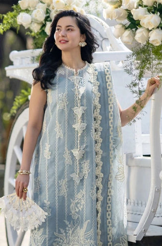Rang Rasiya - 3PC Summer Lawn Embroidered Shirt with Monar Printed Dupatta and Trouser - BFB0813