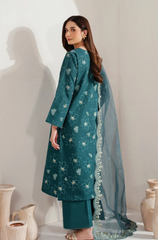 ETHNIC- 3PC Lawn Embroidered Suit - BFB0404