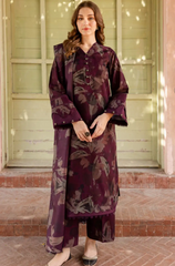 Baroque - Winter 3PC Khaddar Digital Printed Dress - BFU0443