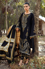 Maria B - 3PC Lawn Embroidered Dress - BFC0007