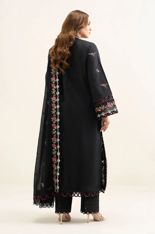 SAPPHIRE - 3PC Lawn Embroidered Shirt with Chiffon Embroidered Dupatta and Trouser - BFB0824