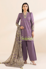 Sapphire - 3PC Lawn Embroidered Suit - BFU0128
