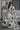 Bluefery Designs - White Maxi Dress for Women with Black Floral Print 