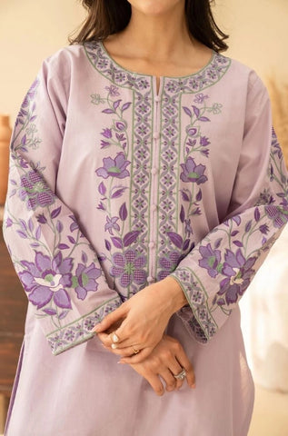 TRAZ - 3PC Summer Lawn Embroidered Shirt with Monar Printed Dupatta and Trouser - BFB0816