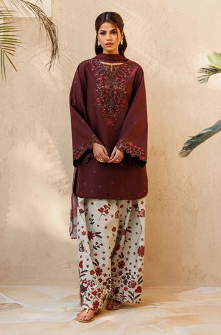 IZNIK - 3PC Summer Lawn Embroidered Shirt with Monar Printed Dupatta and Trouser - BFB0817