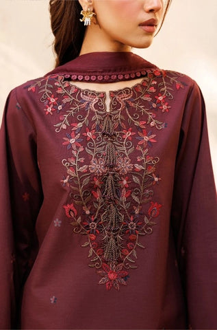 IZNIK - 3PC Summer Lawn Embroidered Shirt with Monar Printed Dupatta and Trouser - BFB0817