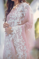 ASIM JOFA- 3PC Lawn Embroidered Suit - BFB0405