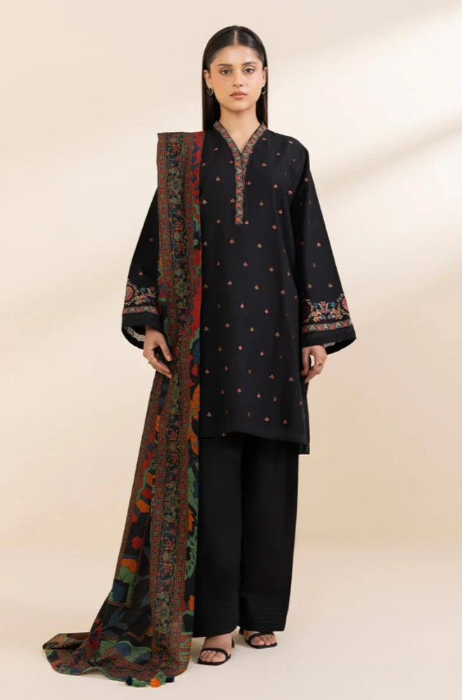 Sapphire - 3PC Lawn Embroidered Suit - BFB0221