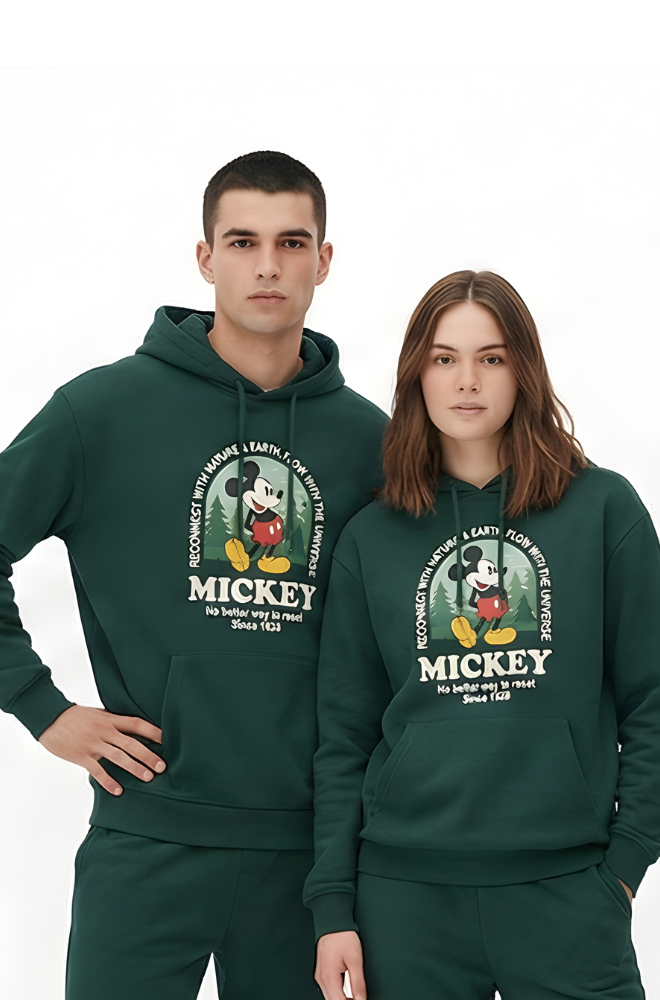 Unisex Printed Pullover Hoodie - RTW024