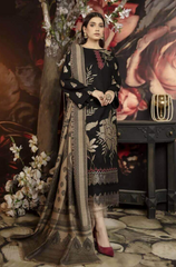 MARJJAN- Winter 3PC Dhanak Embroidered Suit - BFB0430