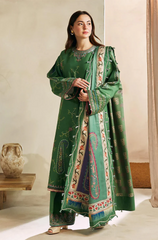 ZARA SHAH JAHAN - 3PC Dhanak Embroidered Suit - BFU0056