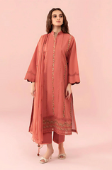 Sapphire - 3PC Lawn Embroidered Suit - BFS0051