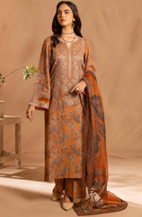 Nishat - Winter 3PC Khaddar Digital Printed Dress - BFU0444