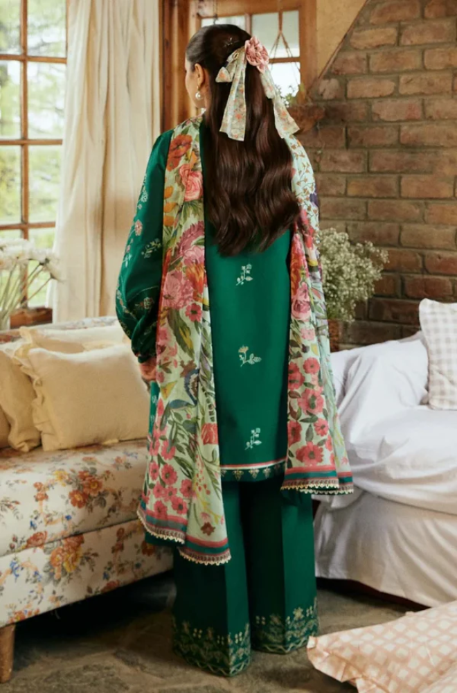 BAROQUE - 3PC Lawn Embroidered Suit - BFB0266