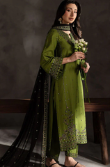 Batik - Winter 3PC Dhanak Embroidered Suit - BFB0452