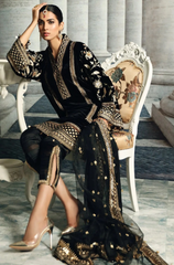 Asim Jofa -Winter 3PC Velvet Embroidered Suit - BFB0553