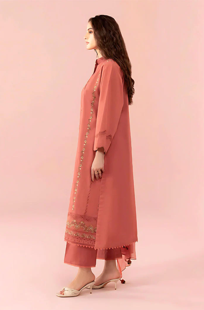 Sapphire - 3PC Lawn Embroidered Suit - BFS0051