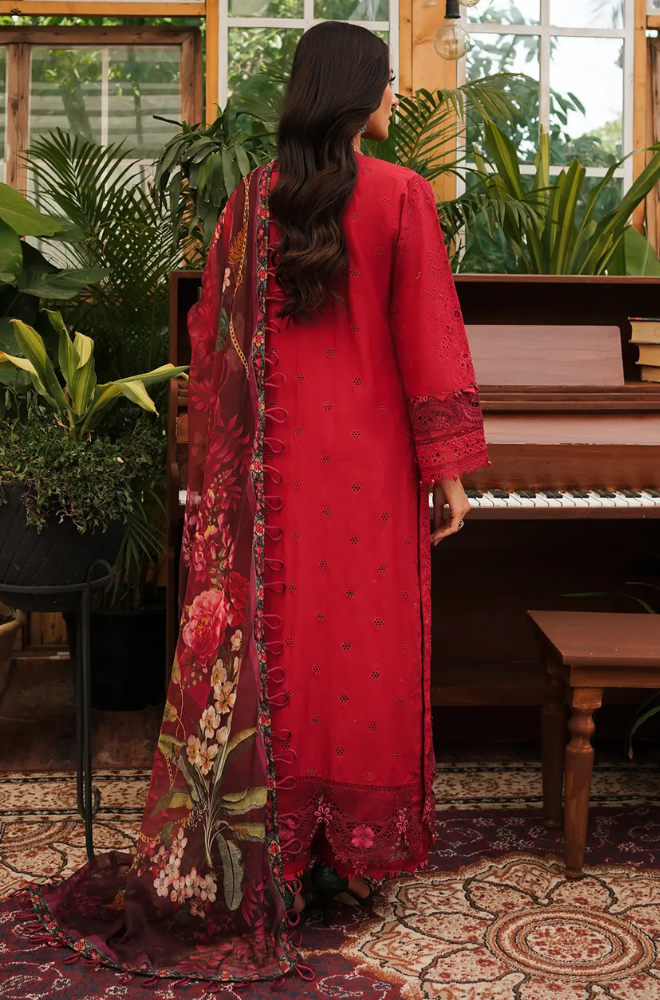 ELAF - 3PC Lawn Chickenkari Embroidered Suit - BFU0129