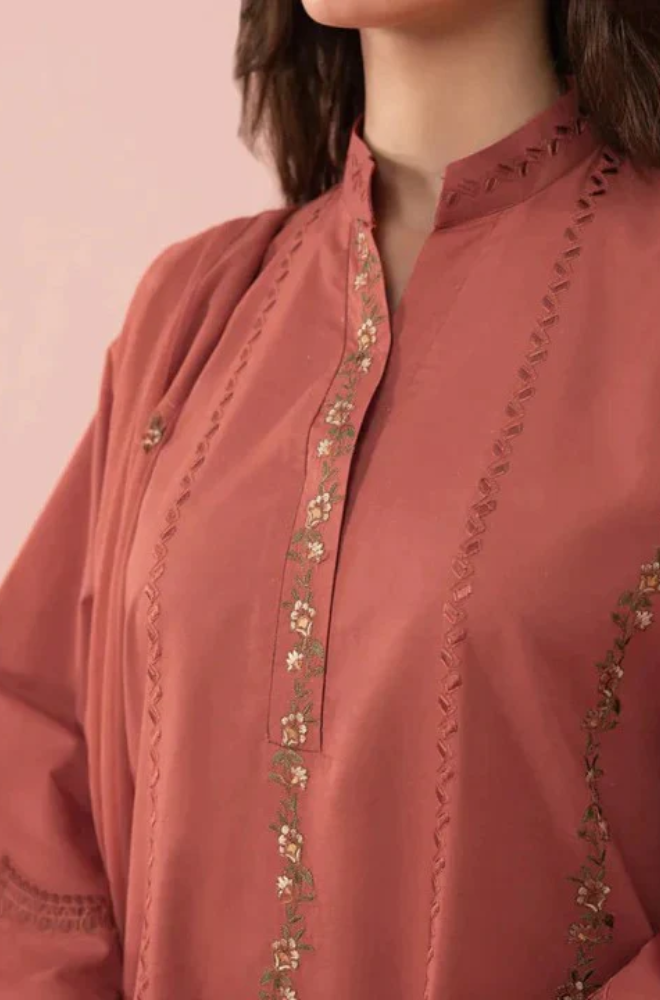 Sapphire - 3PC Lawn Embroidered Suit - BFS0051