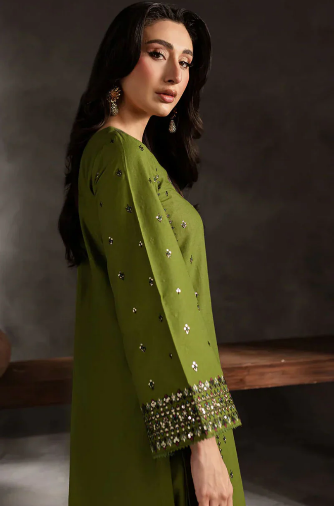 Batik - Winter 3PC Dhanak Embroidered Suit - BFB0452