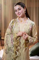 Jade - 3PC Lawn Chickenkari Embroidered Suit - BFU0116