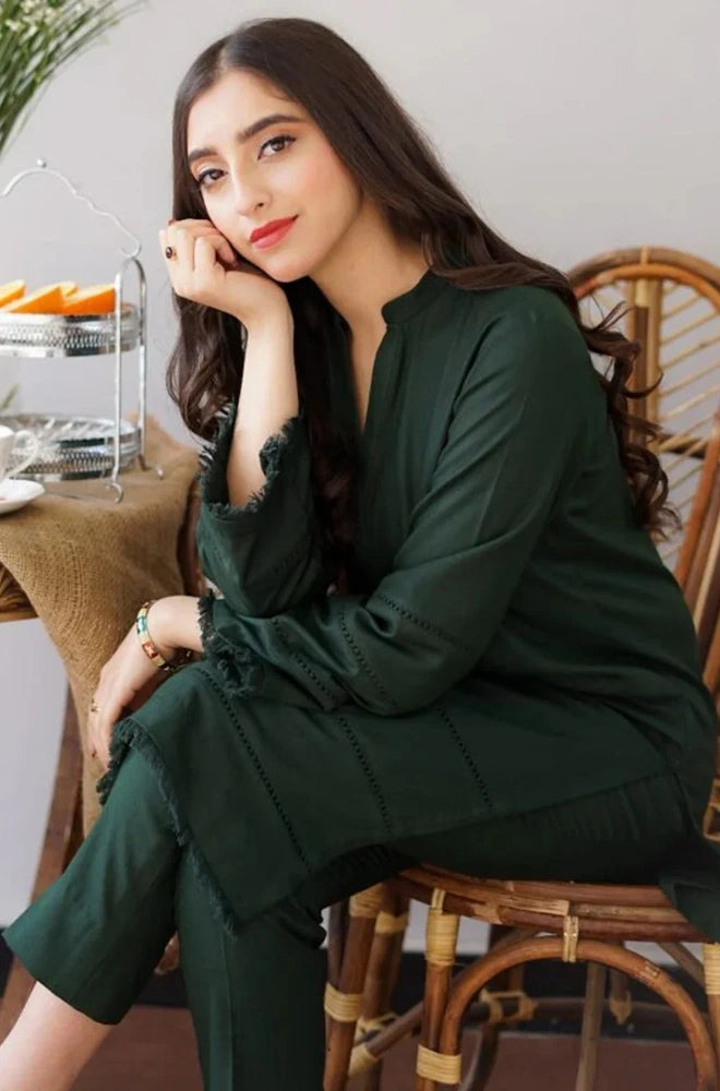 Aisling - 3PC Dhanak Shirt With Dhanak Dupatta and Trouser - BFB0911