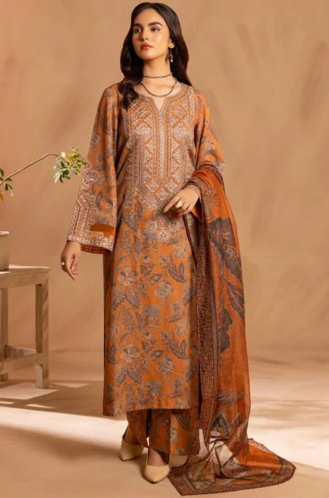 Sapphire - 3PC Lawn Printed Shirt with Lawn Printed Dupatta and Trouser - BFB0844