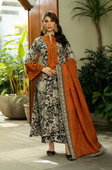 Sapphire  - 3PC Lawn Digital Printed Dress - BFU0080