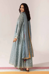 Nishat - 3PC Lawn Digital Printed Suit- BFU0118