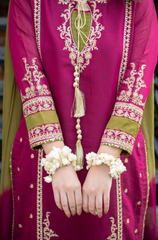 Omal by Komal - 3PC Lawn Embroidered Suit - BFB0060