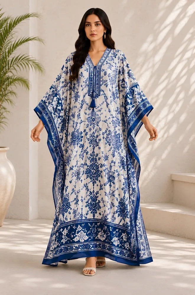 BlueFery - Kaftan Printed Lawn Dress - BKT005