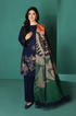 NishatLinen - 3PC Dhanak Embroidered Suit - BFB0096