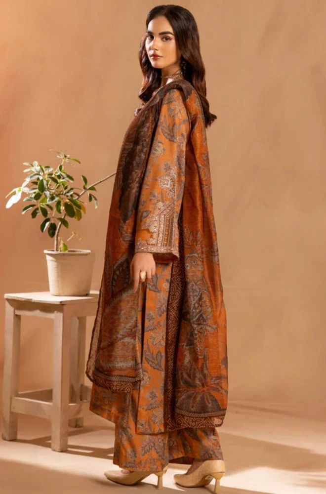 Sapphire - 3PC Lawn Printed Shirt with Lawn Printed Dupatta and Trouser - BFB0844