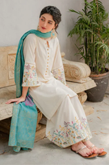 Summer 3PC Lawn Embroidered Suit - BFB0598